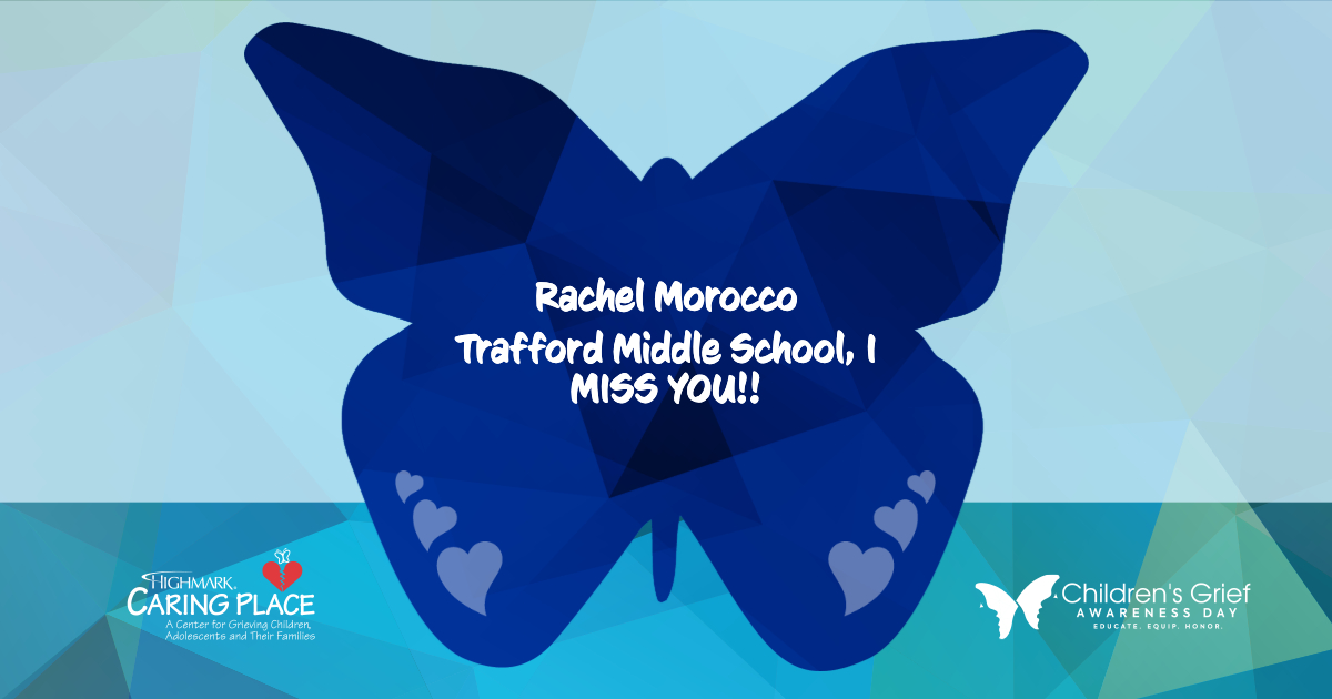 Butterfly dedicated to Rachel Morocco - Illuminating HOPE