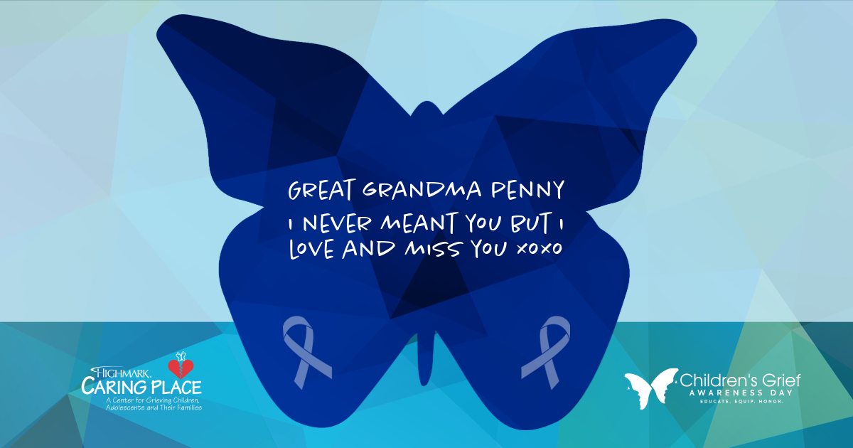 Butterfly Dedicated To Great Grandma Penny Illuminating Hope
