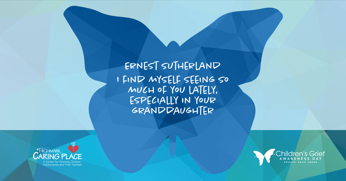 Butterfly dedicated to Ernest Sutherland - Illuminating HOPE